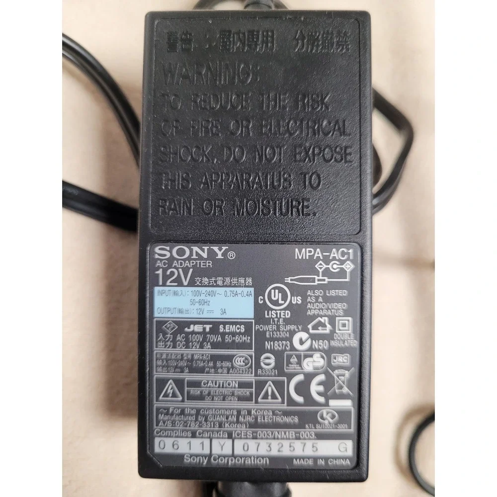 Sony DVDirect VRD-MC3 Multi-Function DVD Recorder Standalone White Black